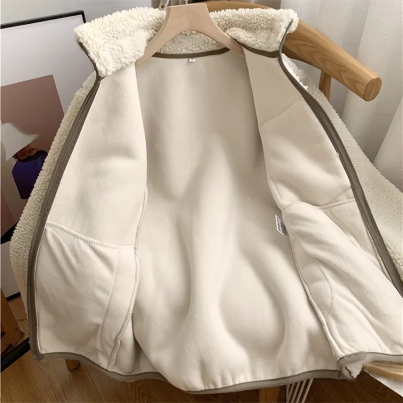 Giacca invernale da donna | Effetto teddy | Morbida e antivento