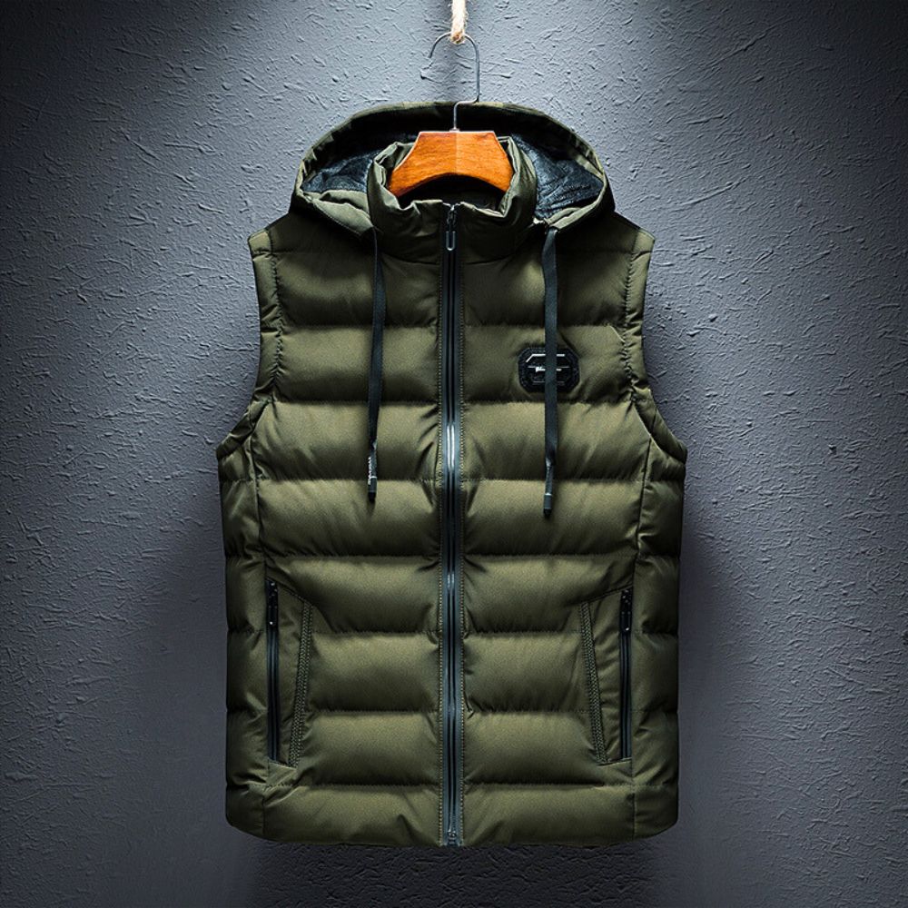 Yavina | Gilet invernale comodo con cappuccio