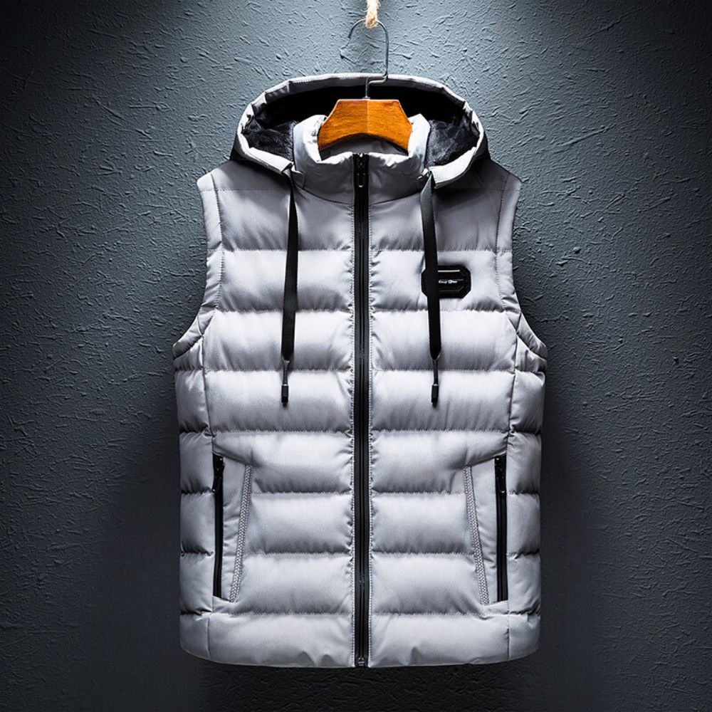 Yavina | Gilet invernale comodo con cappuccio