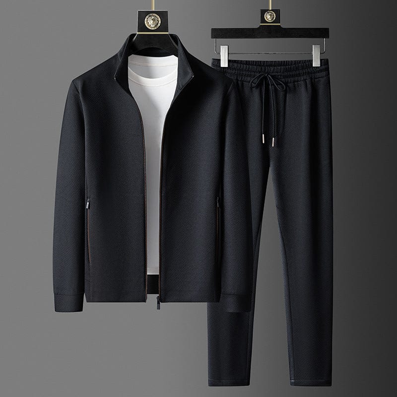 Completo da uomo | Set di 2 pezzi con giacca e pantaloni | Materiale morbido e design moderno