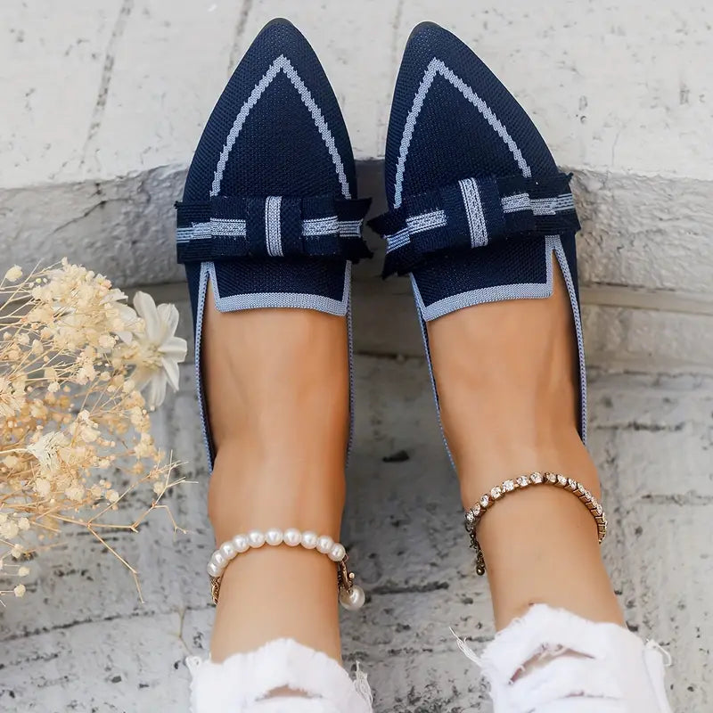Franka | Scarpe flat con design annodato