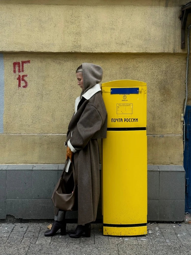 Zare | Lungo cappotto spesso da donna invernale accogliente