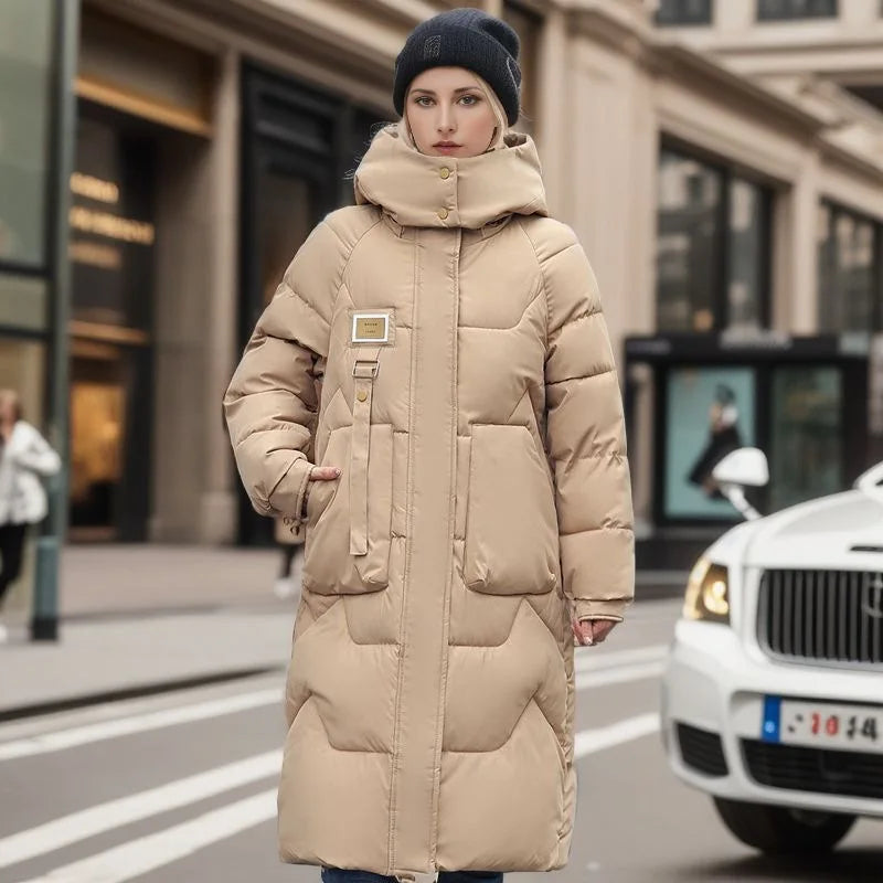 Lethara | Giacca invernale lunga alla moda e calda