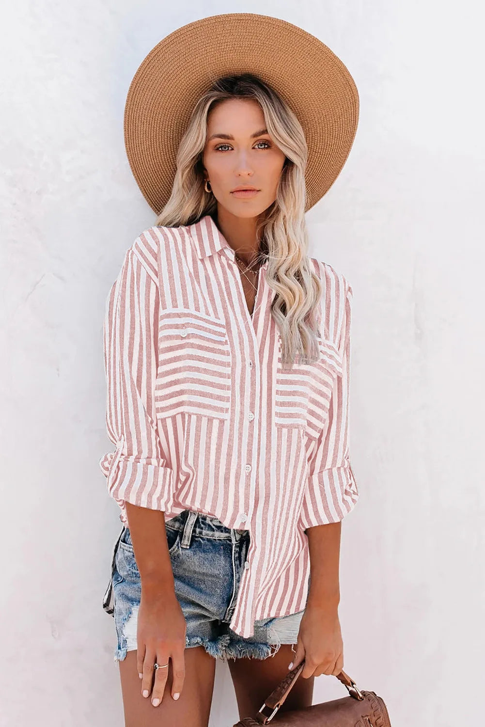 Larissa | Blusa a Maniche Lunghe a Righe