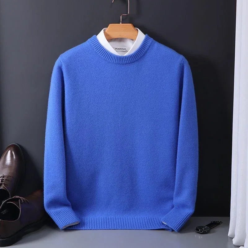Maglione in cashmere da uomo | Morbida maglia fine | Classico e riscaldante