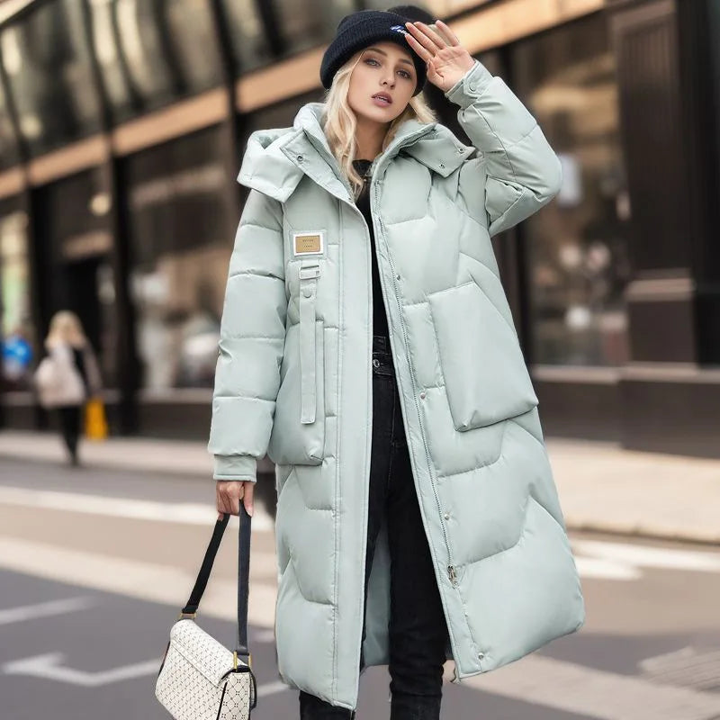 Lethara | Giacca invernale lunga alla moda e calda