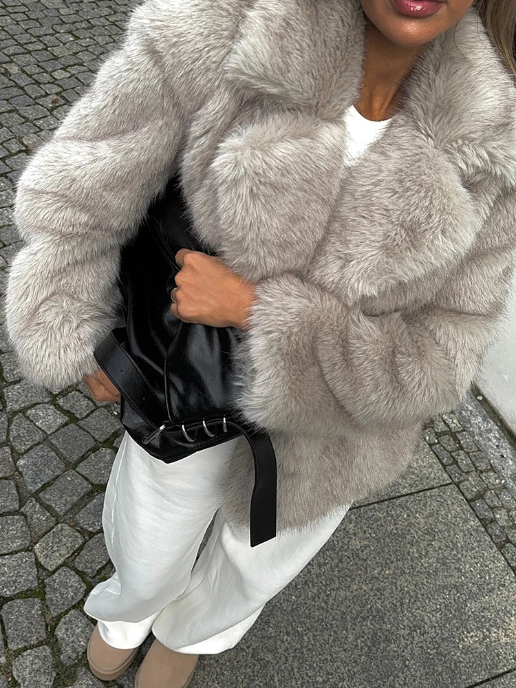 Imnani | Nuove giacche in pelliccia sintetica da donna, alla moda e calde