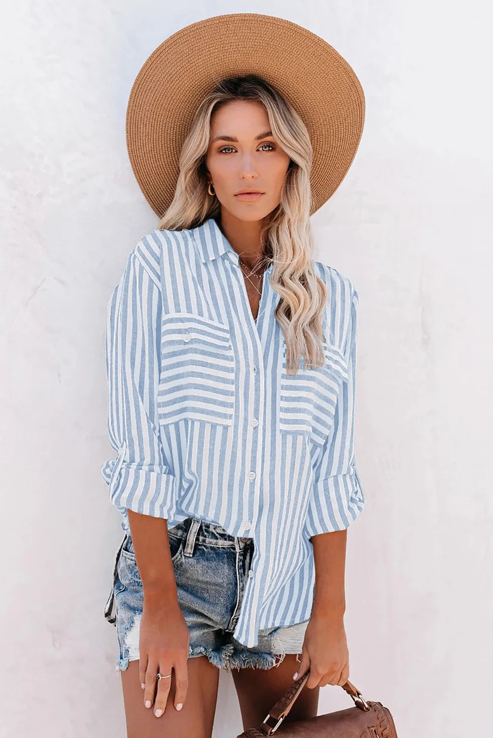 Larissa | Blusa a Maniche Lunghe a Righe