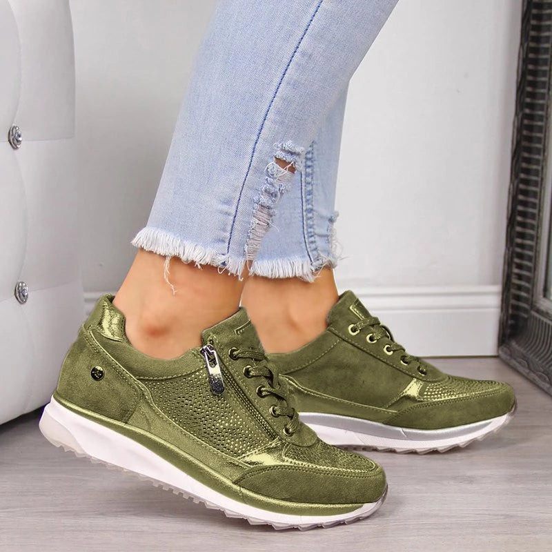 Scarpe da donna per il tempo libero | Sneakers ortopediche comode | Traspiranti e antiscivolo