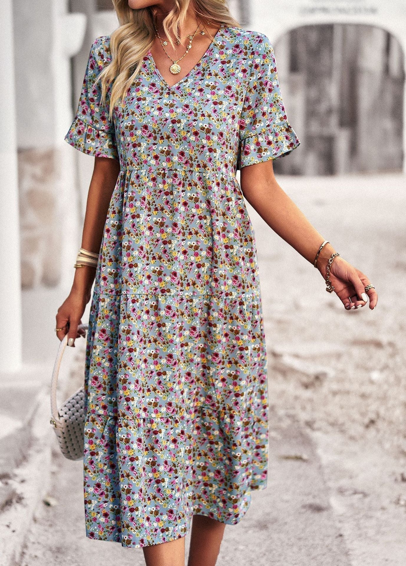 Orlaith  | Abito Midi Floreale per Donne