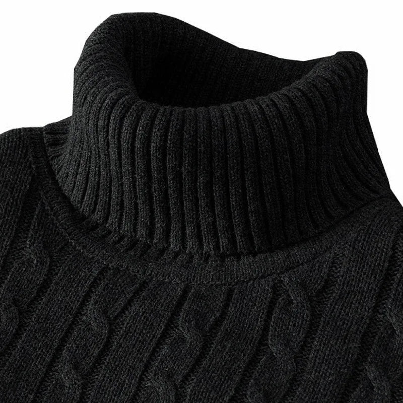 Remington | Elegante maglione invernale con colletto alto per uomini