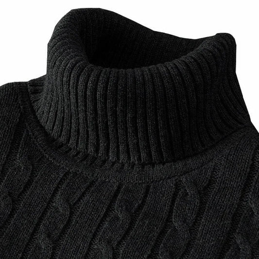 Remington | Elegante maglione invernale con colletto alto per uomini