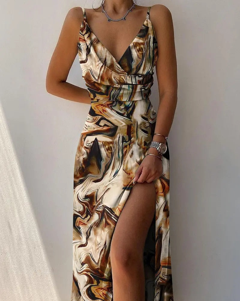 Melvina | Vestito lungo e fluido