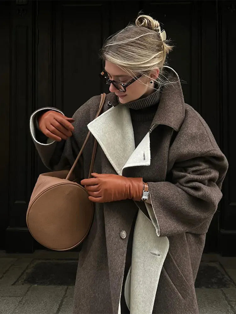 Zare | Lungo cappotto spesso da donna invernale accogliente