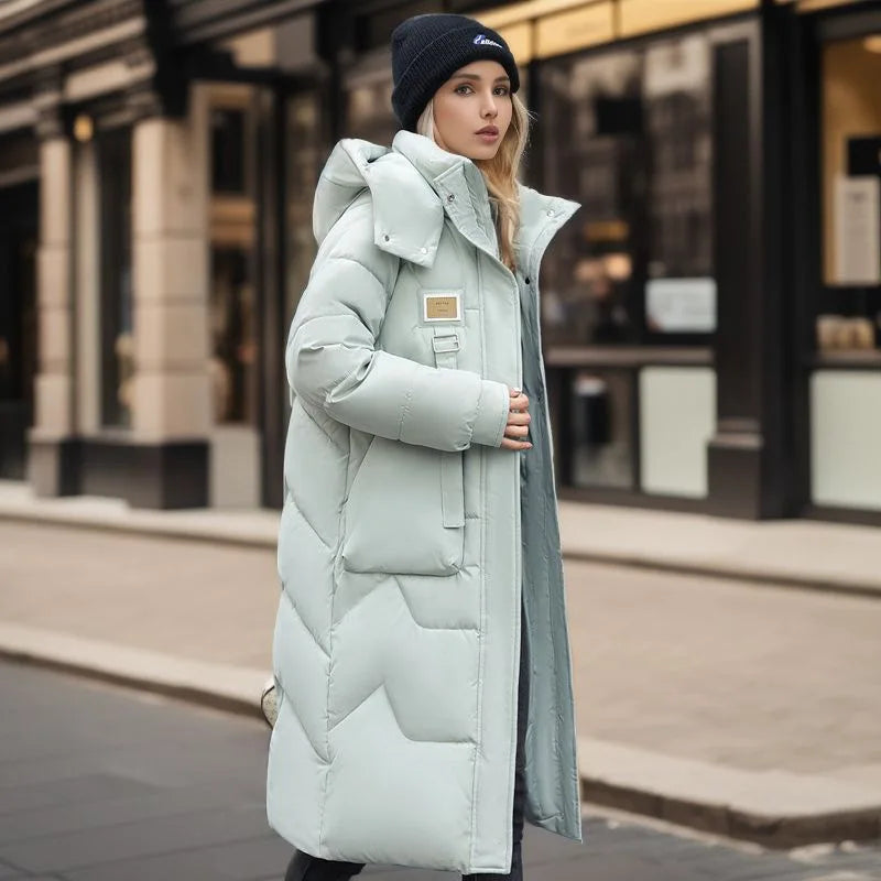 Lethara | Giacca invernale lunga alla moda e calda