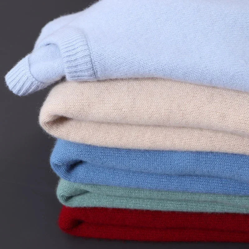 Maglione in cashmere da uomo | Morbida maglia fine | Classico e riscaldante