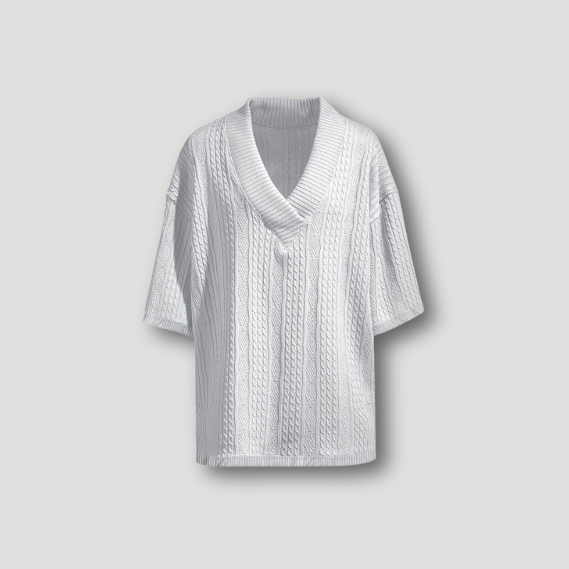 Ferdinand | Camicia a maglia cable e completo estivo corto