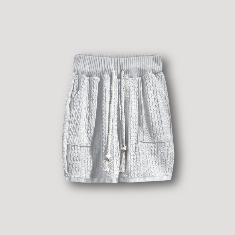 Ferdinand | Camicia a maglia cable e completo estivo corto