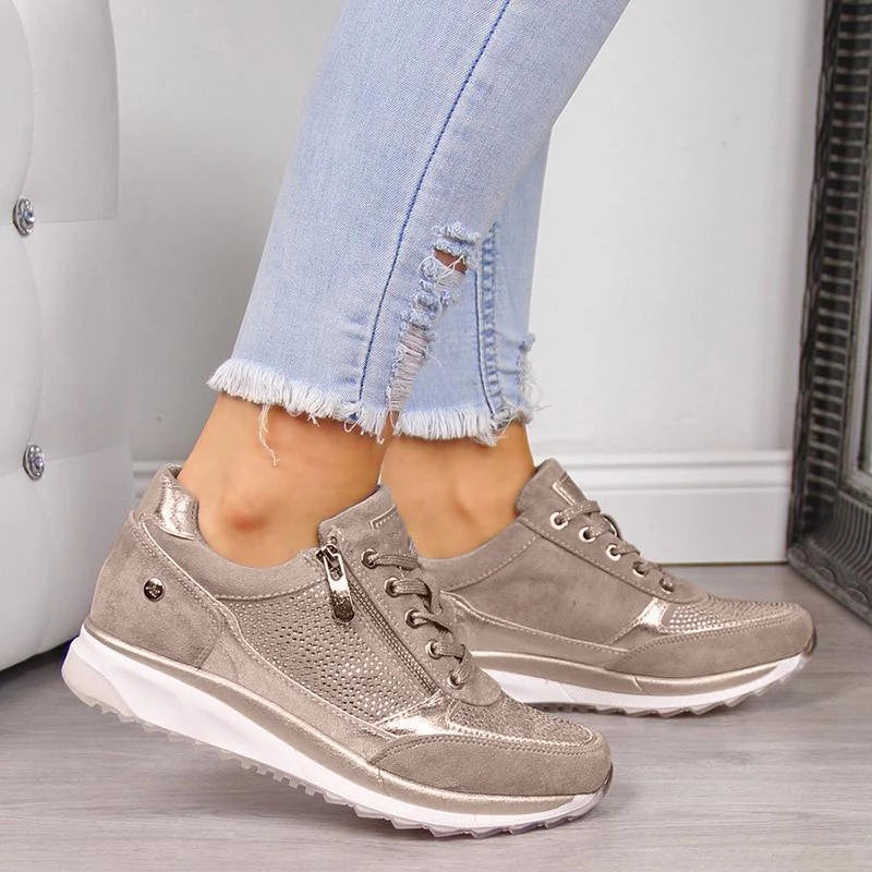 Scarpe da donna per il tempo libero | Sneakers ortopediche comode | Traspiranti e antiscivolo