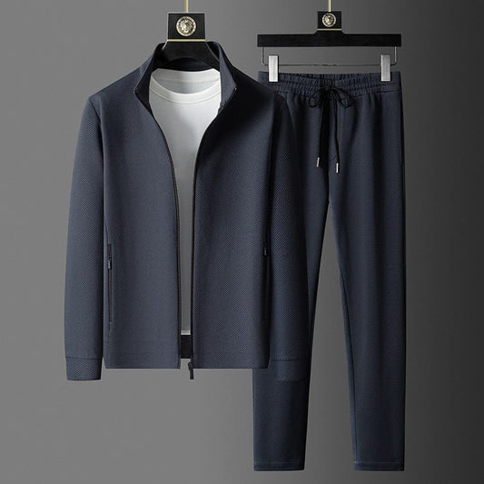 Completo da uomo | Set di 2 pezzi con giacca e pantaloni | Materiale morbido e design moderno