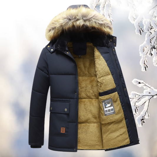 Armand | Parka antivento con cappuccio in pelliccia per giorni invernali caldi e stilosi