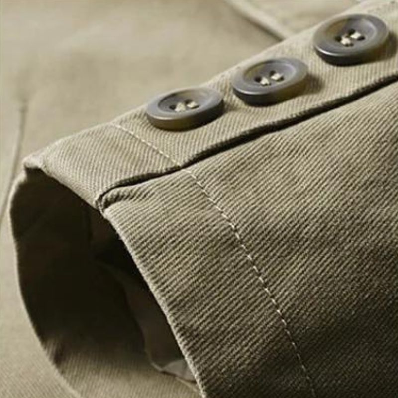 Gabrie | Cappotto impermeabile da uomo con colletto a revers e tasche pratiche
