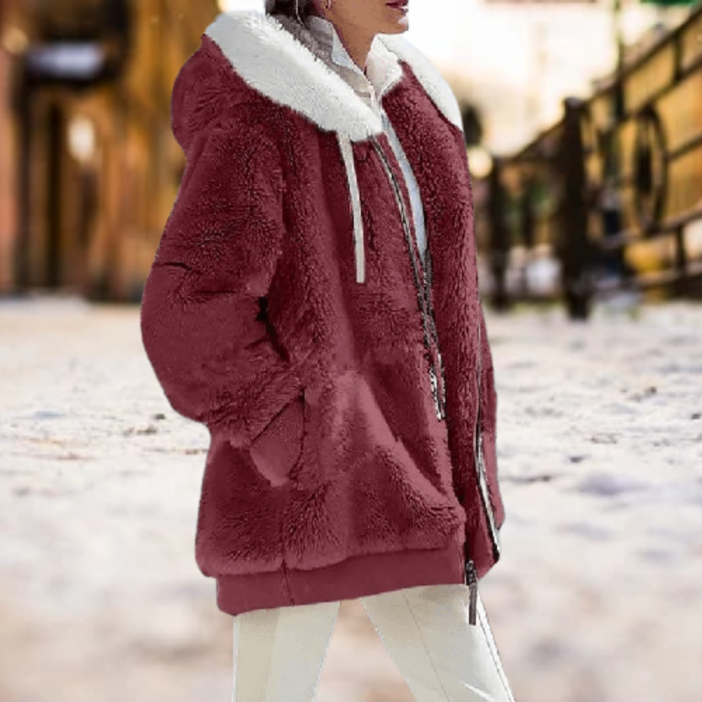 Clayton | La giacca in pile con cappuccio più comoda per l'inverno