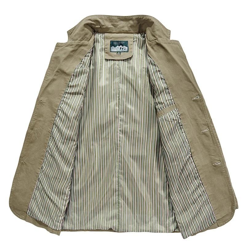 Gabrie | Cappotto impermeabile da uomo con colletto a revers e tasche pratiche