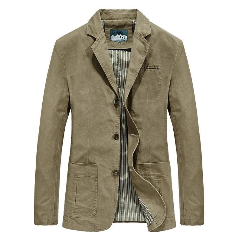 Gabrie | Cappotto impermeabile da uomo con colletto a revers e tasche pratiche