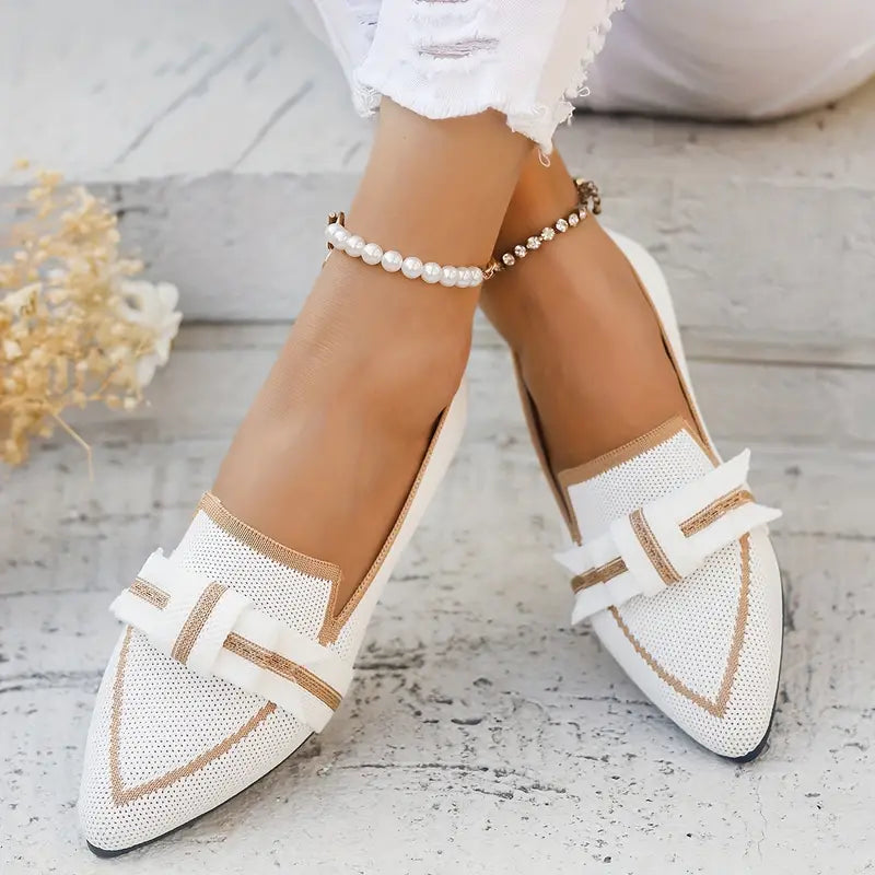 Franka | Scarpe flat con design annodato