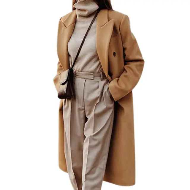 Lysithe | Elegante cappotto in lana per donna