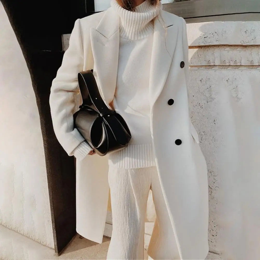 Lysithe | Elegante cappotto in lana per donna