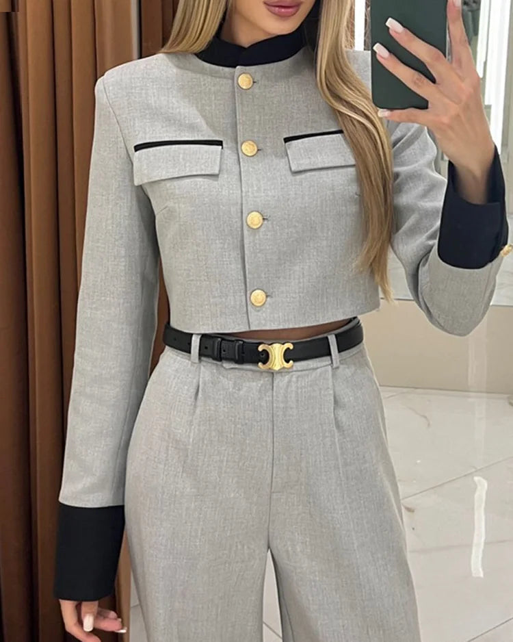 Leonie | Elegante top casual e pantaloni