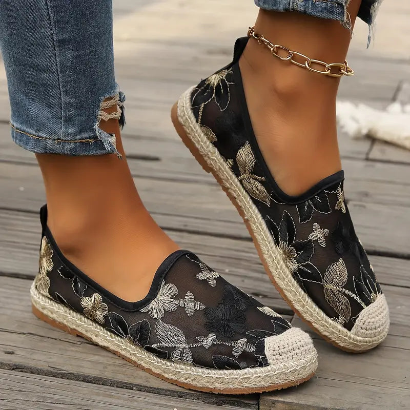 Nyssa | Espadrillas Casual con Punta in Mesh Slip-On