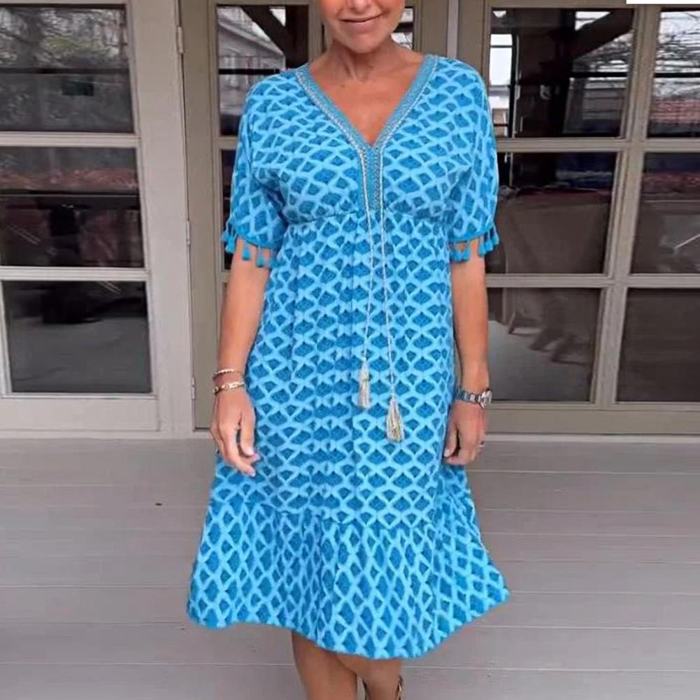 Savria- Abito casual con scollo a V