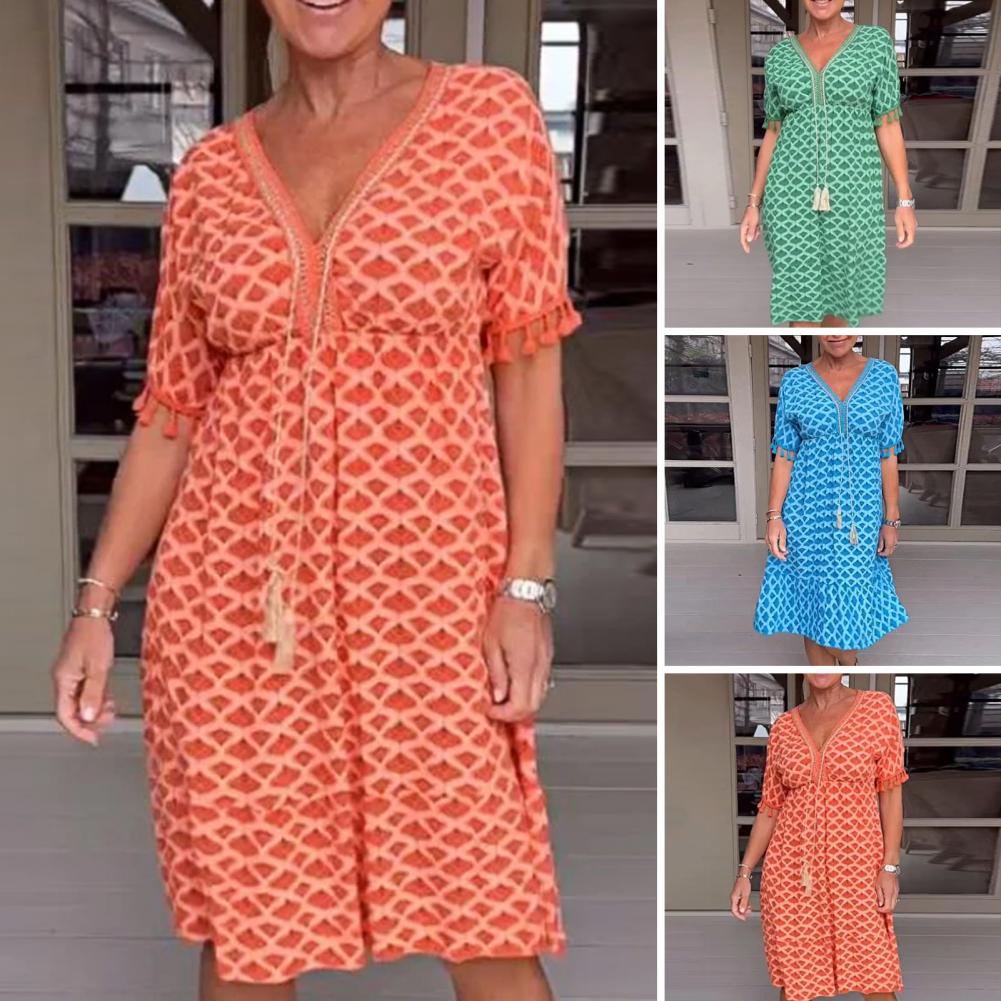 Savria- Abito casual con scollo a V
