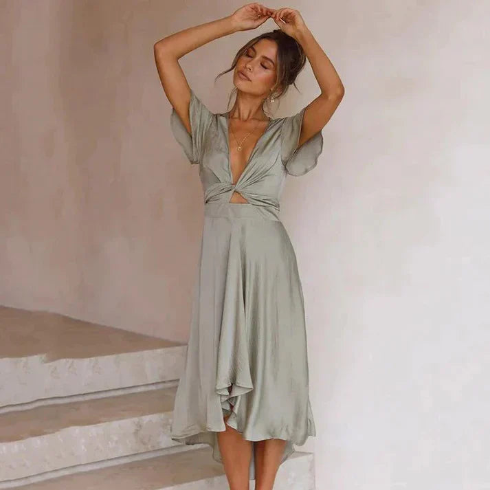 Friederike | Fließendes Vintage-Stil Sommerkleid