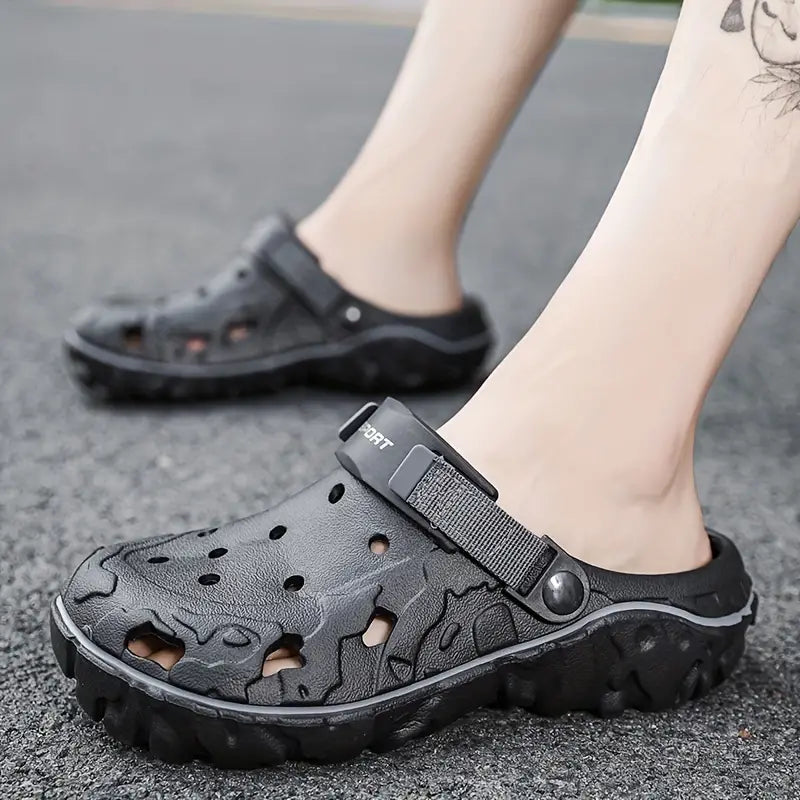 Helene | Clogs Comodi, Antiscivolo, con Suola Morbida e Colore Unito