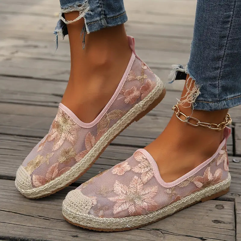 Nyssa | Espadrillas Casual con Punta in Mesh Slip-On