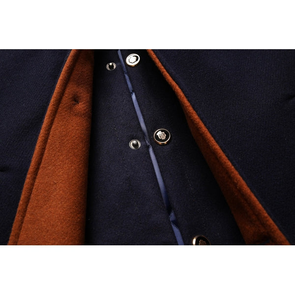 Cappotto invernale da uomo | Design elegante | Colletto alto | Caldo imbottito