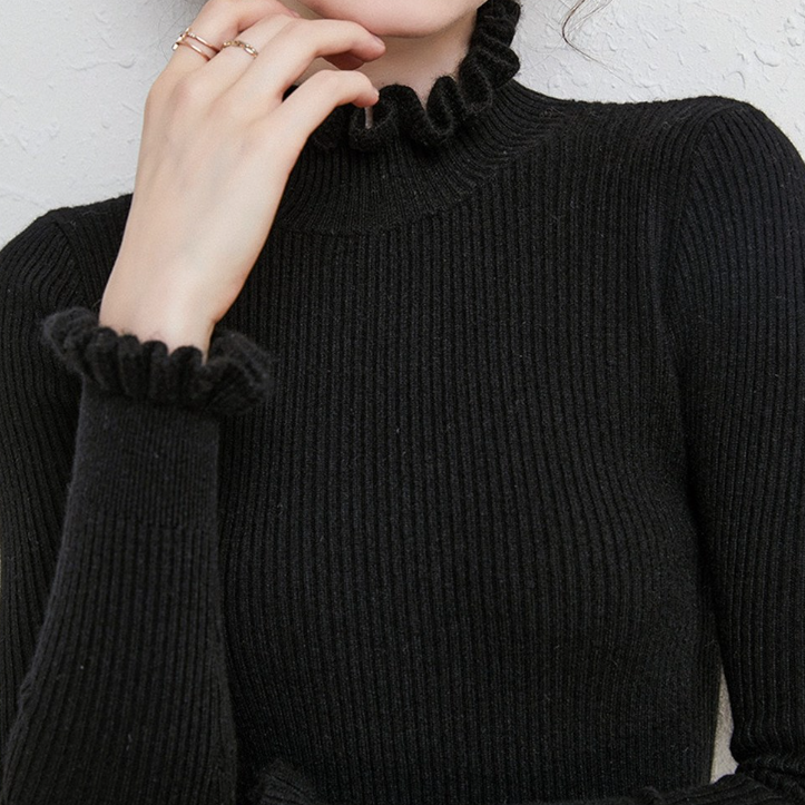 Maglione a collo alto donna | Classico | Qualità in maglia ultra fine cashmere