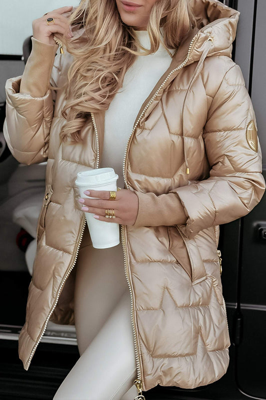 Giacca casual da donna | Giacca con cappuccio | Qualità del tessuto morbido | Quotidiano e tempo libero