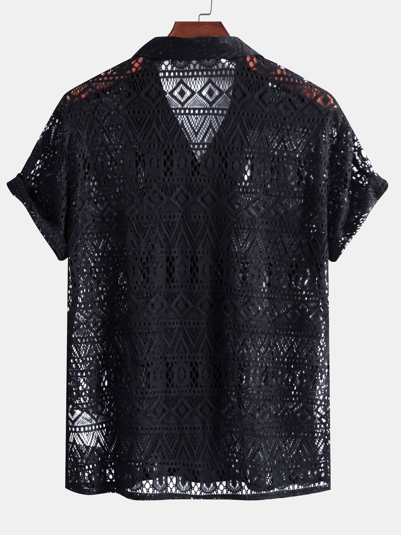 Ricardo - Camicia a maniche corte Geometry Textured Cuban