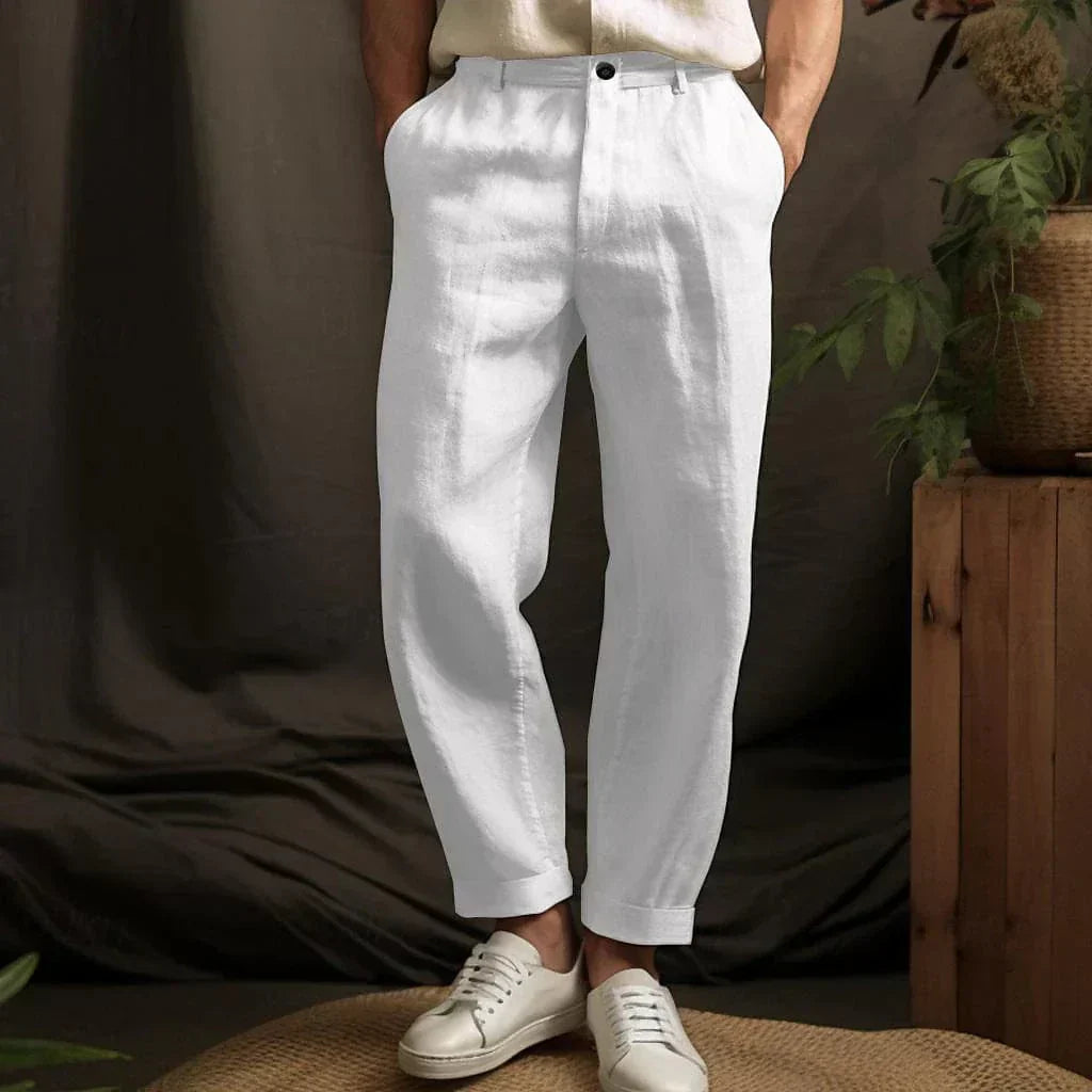 Gwendolyn - Pantaloni in lino casual per uomini