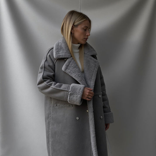 Heleyna | Cappotto invernale in suede