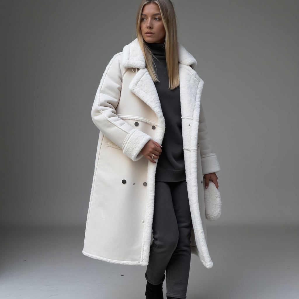 Heleyna | Cappotto invernale in suede