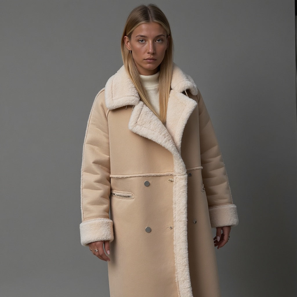 Heleyna | Cappotto invernale in suede