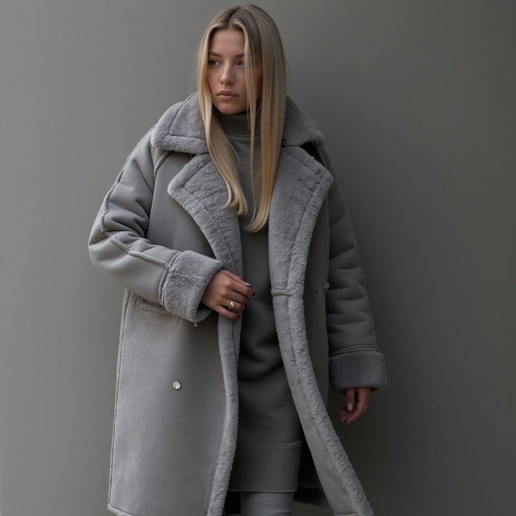 Heleyna | Cappotto invernale in suede