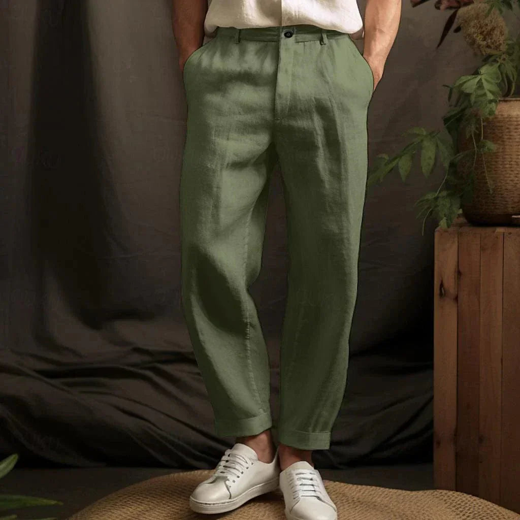 Gwendolyn - Pantaloni in lino casual per uomini