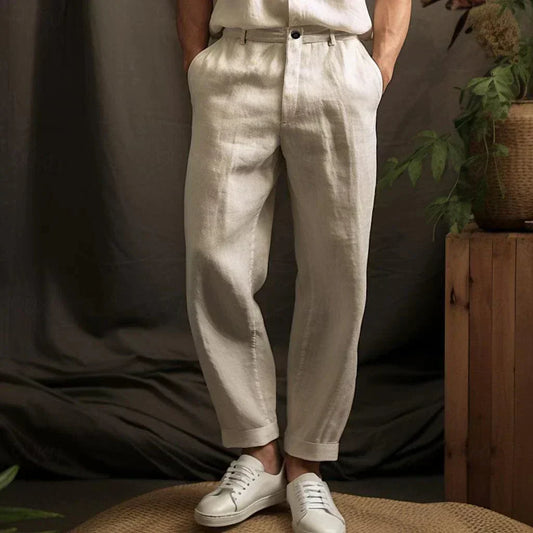 Gwendolyn - Pantaloni in lino casual per uomini